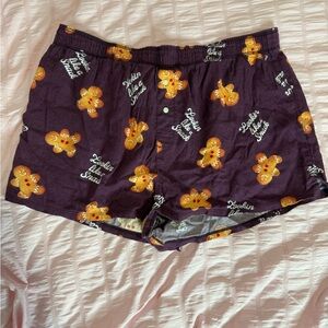 PINK Victoria's Secret Purple Gingerbread Women's Shorts